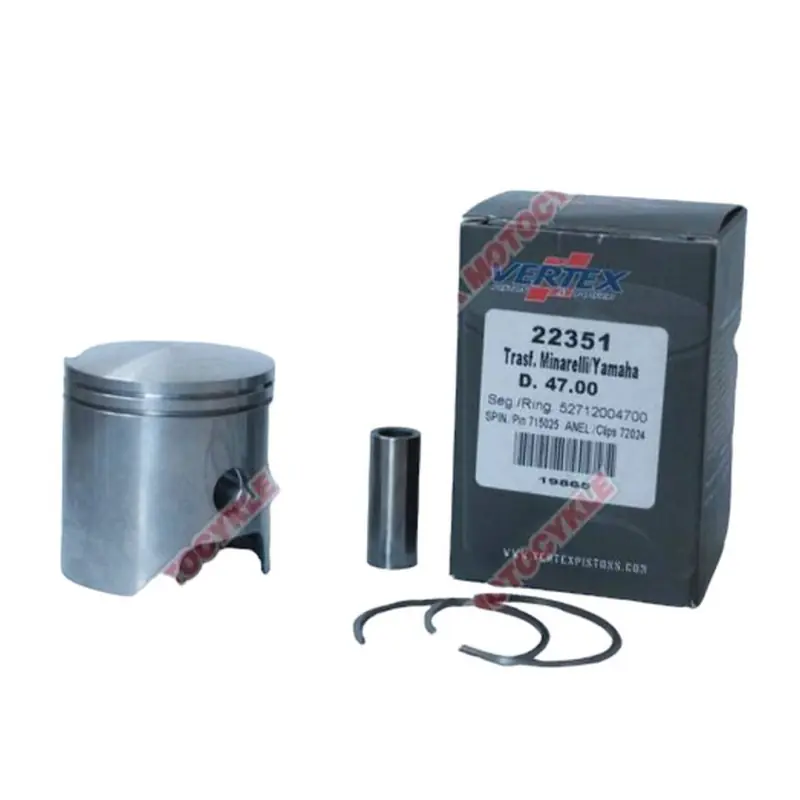 Oferta czasowa VERTEX TŁOK MALOSSI (MINARELLI, YAMAHA) (48,00MM=+1,10) SWORZEŃ 10MM (PIERŚCIENIE 52712004800 X 2)