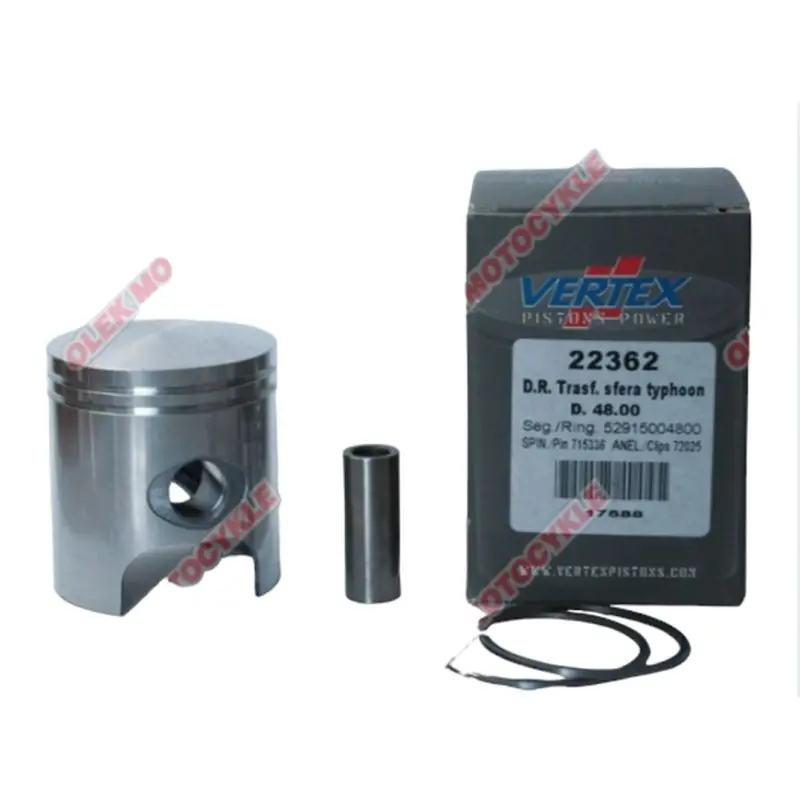 Nowy VERTEX TŁOK TOP PERFORMANCES SKUTERY 50 (KIT 75CCM) (49,00MM=+1,00) SWORZEŃ 12MM