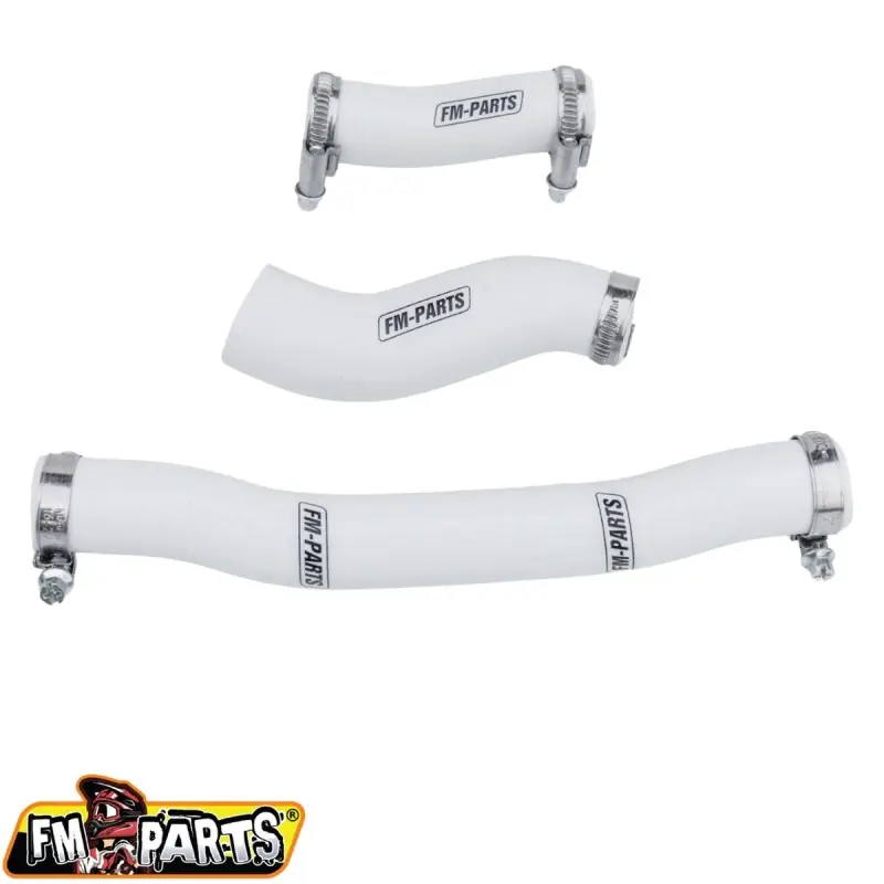 FM-PARTS SILIKONOWE WĘŻE/PRZEWODY CHŁODNICY KTM EXC 250/300 TPI ‘20-‘23, HUSQVARNA TE/TEI 250/300 TPI ‘20-‘23 ,GAS-GAS EC 250/300 TPI ‘20-‘23 KOLOR BIAŁY Zamów teraz