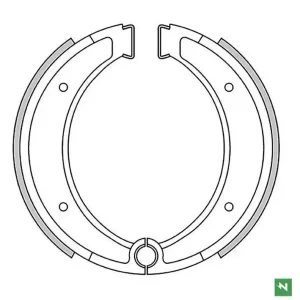 Oferta limitowana NEWFREN SZCZĘKI HAMULCOWE PRZÓD/TYŁ HUSQVARNA AE 500 ‘84-, CR 125 ‘81-‘84, CR 240/250/390, CR 430 ‘81-‘81, CR 490 ‘83-, (162X25MM)