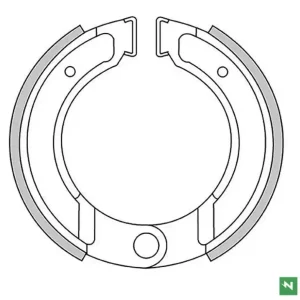 NEWFREN SZCZĘKI HAMULCOWE TYŁ HONDA CR 480R ‘82, KTM GS 125/175 ‘72-‘82, MC 250 ‘74-‘83, MX 250 ‘74-‘81 (130X30MM) Łatwy zwrot