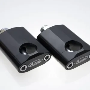 Zniżka ACCEL MOCOWANIE/PODWYŻKI KIEROWNICY (28,6MM) WYS. 58,5MM ZE ŚRUBĄ M12 KOLOR CZARNY (BM-16BK28)