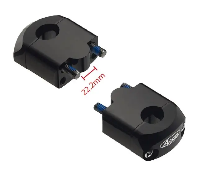 Okazja ACCEL MOCOWANIE/PODWYŻKI KIEROWNICY (DÓŁ-22,2/GÓRA-28,6MM) WYS. 35MM KOLOR CZARNY (BM-39BK28)