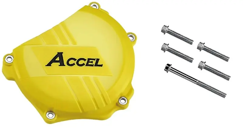 Wysoka jakość ACCEL OSŁONA POKRYWY SPRZĘGŁA (PLASTKIOWA) SUZUKI RMZ250 ‘07-‘17 KOLOR ŻÓŁTY