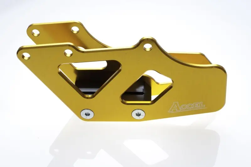Najlepsza cena ACCEL PROWADNICA ŁAŃCUCHA KPL. YAMAHA YZ ‘97-‘07, YZF ‘98-‘06 RM/RMZ/DRZ KOLOR ZŁOTY