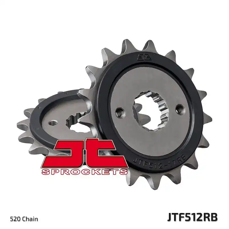 Hit sprzedaży JT ZĘBATKA PRZEDNIA 525 17 Z GUMĄ KAWASAKI ER5 ‘97- ‘06 (52517JTRB) (ŁAŃC. 520)