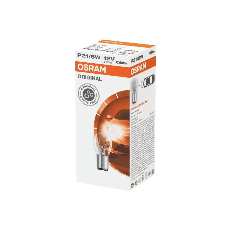 Tylko do końca tygodnia OSRAM ŻARÓWKA 12V P21/5W 21/5W 12V BAY15D - 1 SZTUKA