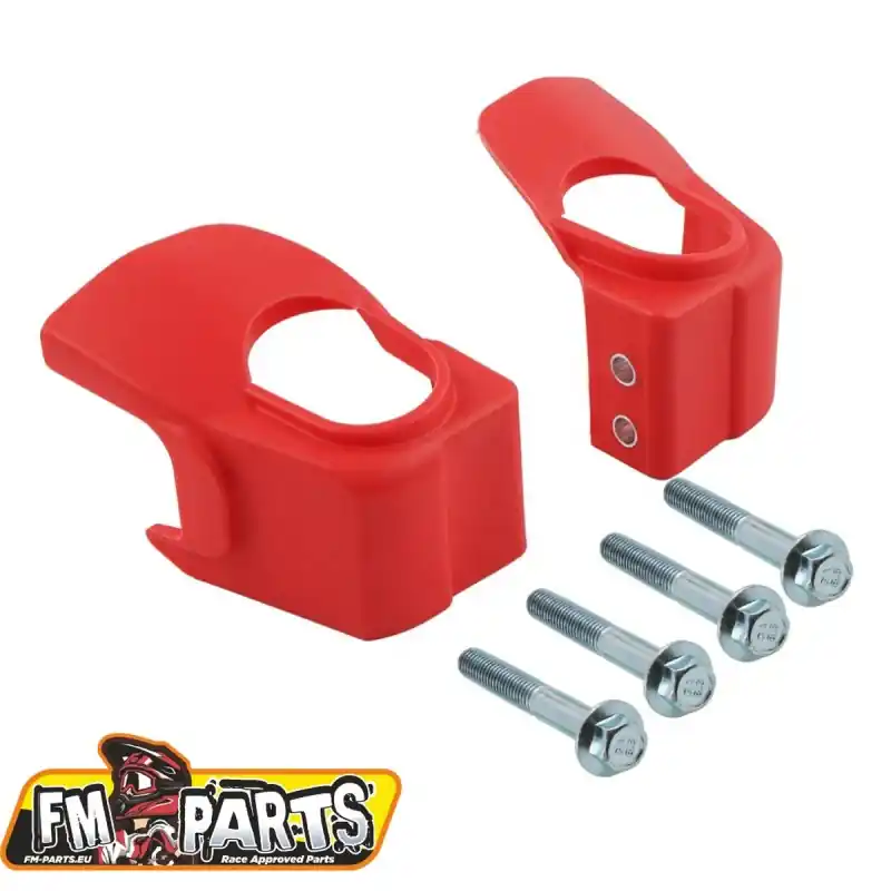 Bestseller FM-PARTS OSŁONA DOLNEJ CZĘŚCI AMORTYZATORA PRZÓD (Z ZESTAWEM MONTAŻOWYM) BETA RR/X-TRAINER KOLOR CZERWONY