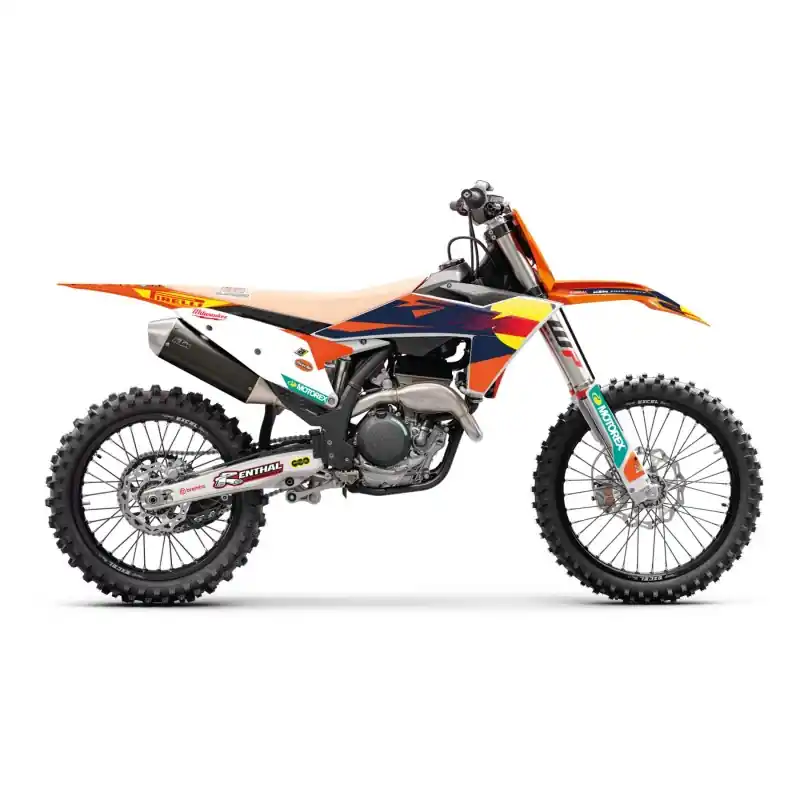 Najlepsza cena BLACKBIRD KOMPLET NAKLEJEK (OKLEIN) KTM SX/SX-F ‘23- ‘24, EXC/EXC-F ‘24- ‘25 REPLICA KTM FACTORY MXGP KTM KOLOR POMARAŃCZKOWY