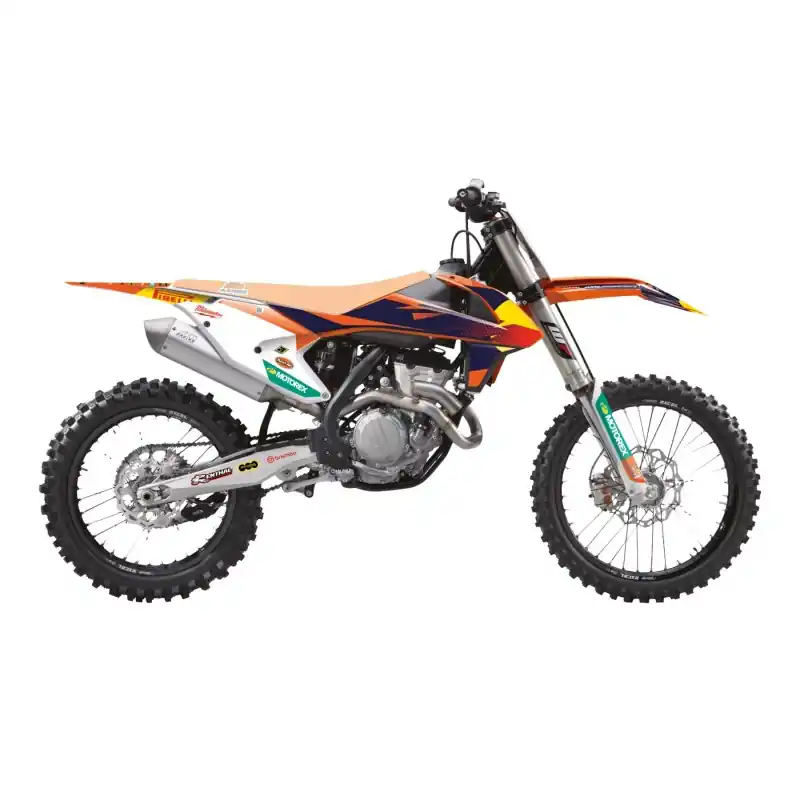 Rabat BLACKBIRD PROMOCJA KOMPLET NAKLEJEK (OKLEIN) KTM SX/SX-F ‘16- ‘18, EXC/EXC-F ‘17- ‘19 REPLICA KTM FACTORY MXGP KOLOR POMARAŃCZ
