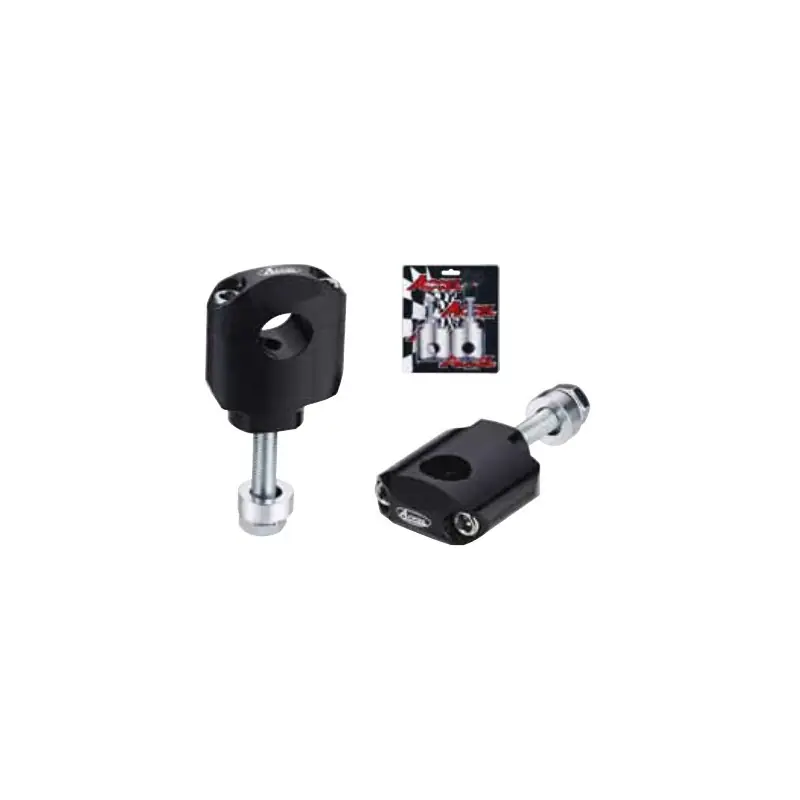 Wyjątkowa oferta ACCEL MOCOWANIE/PODWYŻKI KIEROWNICY (28,6MM) WYS. 42MM ZE ŚRUBĄ M10 KOLOR CZARNY (BM-36BK28)
