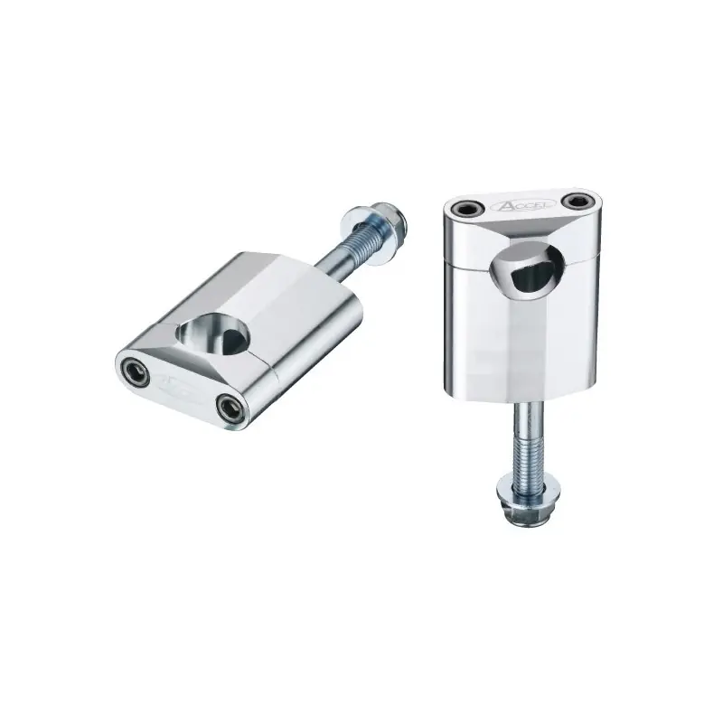 Zamów dziś ACCEL MOCOWANIE/PODWYŻKI KIEROWNICY (22,2MM) WYS. 58,5MM ZE ŚRUBĄ M12 KOLOR SREBRNY (BM-16SV22)