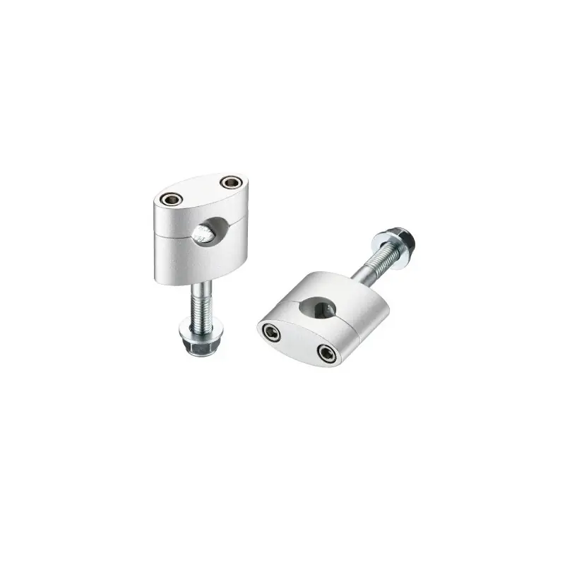 Szybka wysyłka ACCEL MOCOWANIE/PODWYŻKI KIEROWNICY (22,2MM) WYS. 33MM ZE ŚRUBĄ M12 KOLOR CZARNY (BM-08BK22)