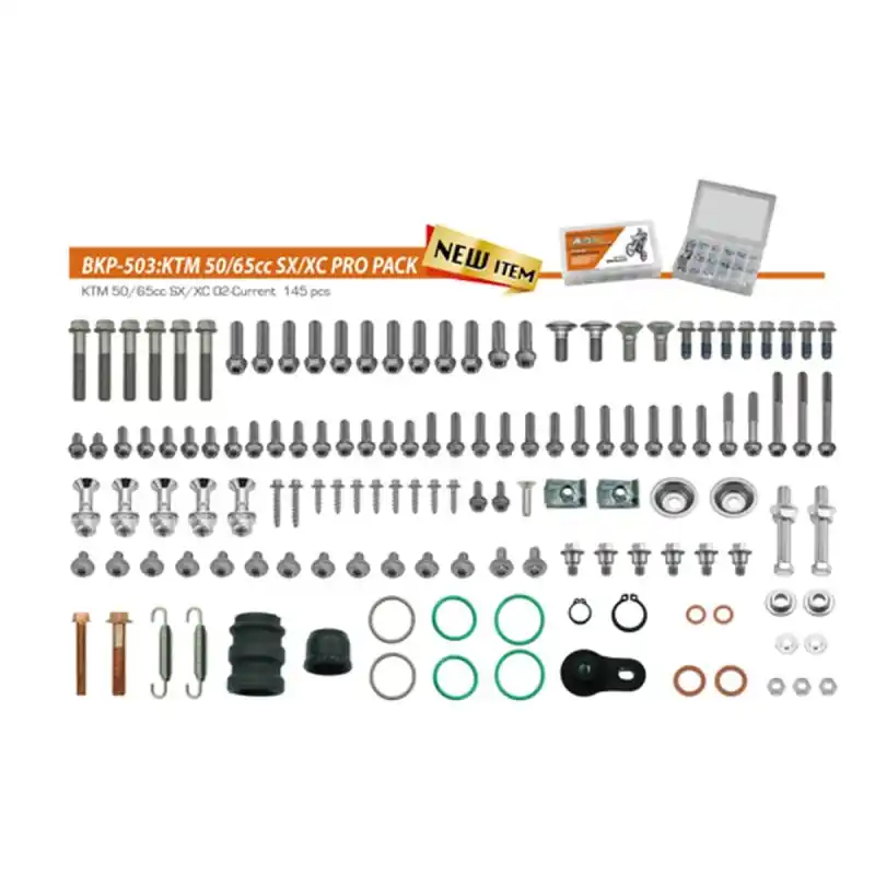 Nowy ACCEL KOMPLET ŚRUB PRO PACK FACTORY 2T (DUŻY) KTM 50/65 SX/XC ‘02,