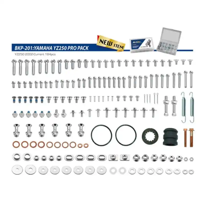 Szybka dostawa ACCEL KOMPLET ŚRUB PRO PACK FACTORY 2T (DUŻY) YAMAHA YZ 250 ‘02,