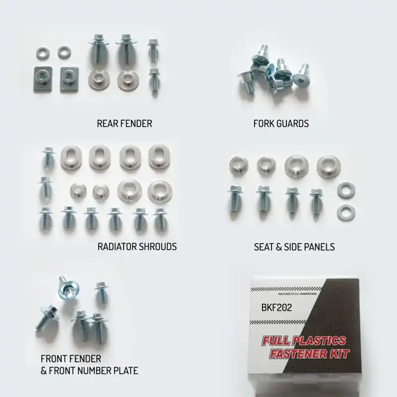 Ostatnia szansa ACCEL KOMPLET ŚRUB DO PLASTIKÓW YAMAHA YZF 250 ‘10- ‘13, WR 450F ‘12- ‘14 (BKF-202)