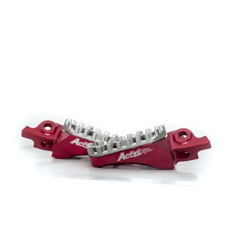 Oferta czasowa ACCEL PODNÓŻKI HONDA CRF 250/450R,X ‘04- ‘17,CRF150R ‘07- ‘16,CR125/250 ‘02- ‘07,ALUMINIUM 7075,KOLOR CZERWONY,REGULOWANA SZE